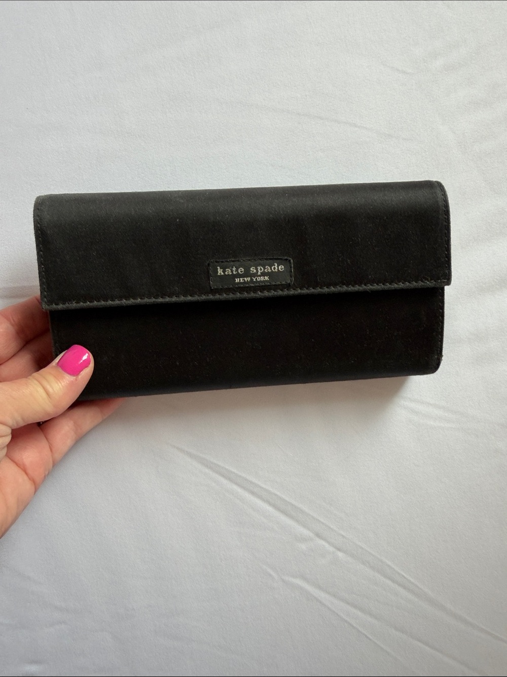 kate spade Black Flap Wallet